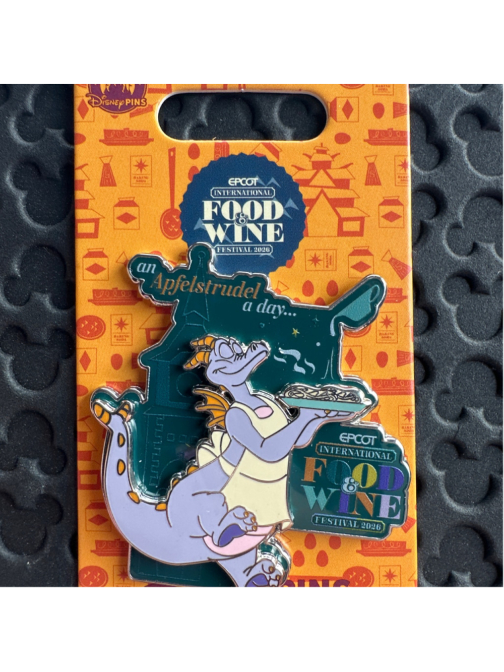 Disney Epcot Food And Wine Festival 2026 Figment Pin LR New